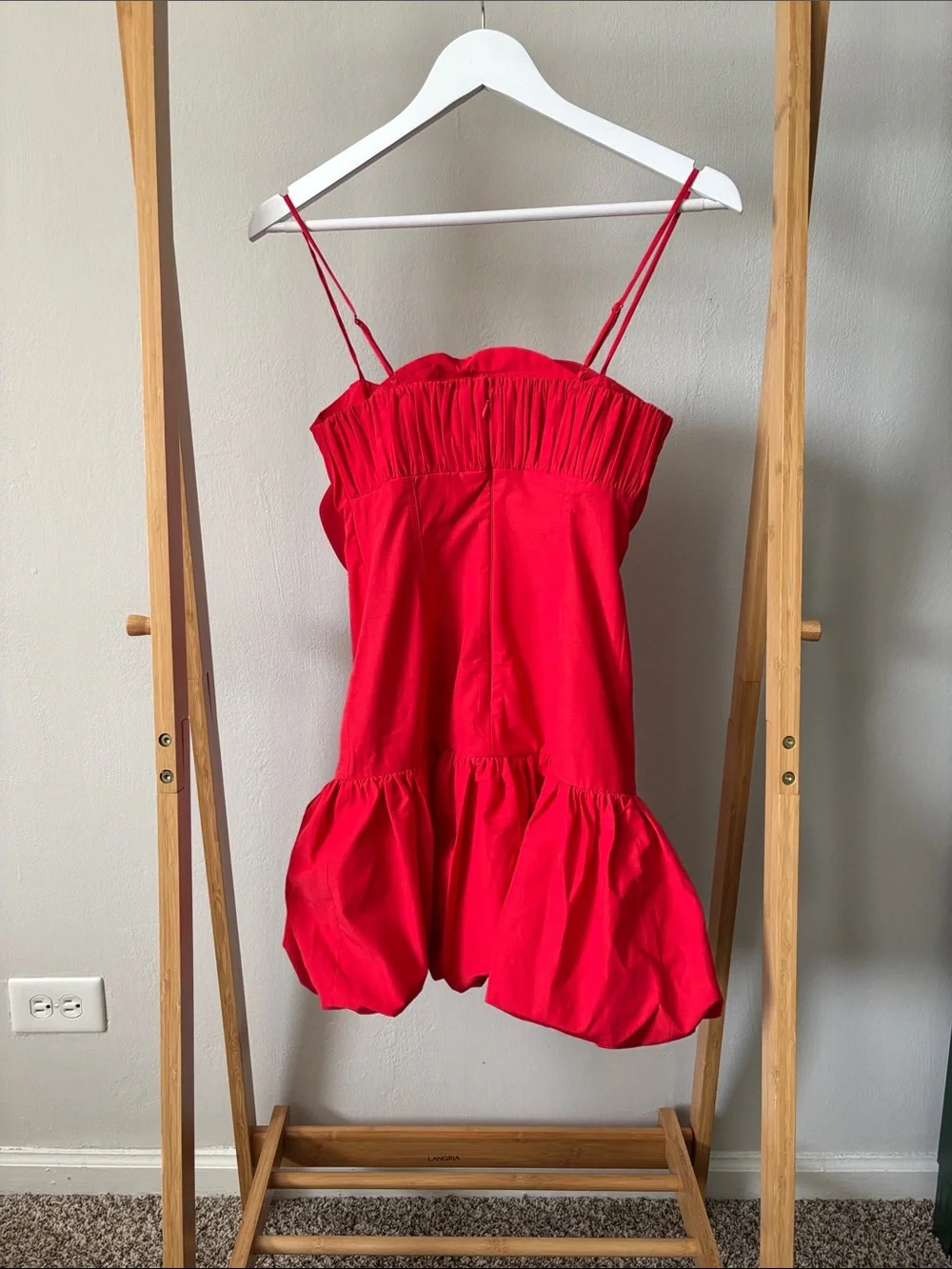 FARM Rio Red Floral Rosette Mini Dress - Picture 7 of 11